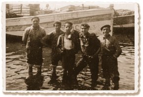 Tripulació del "J. Mulet" [Dècada de 1940]