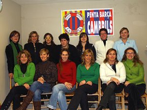 Tretze cambrilenques es posen al capdavant de la Penya Barça de Cambrils
