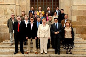 Francesc Garriga i Javier Garcia, dues de les destacades novetats de la renovada llista del PP a les eleccions municipals