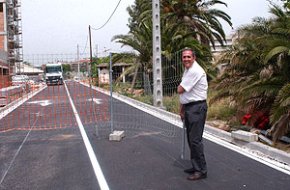 Es fa efectiva la connexió entre el vial del Cavet i la rotonda de darrere el Palau Municipal d'Esports