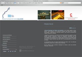 L'Escola de Música de Cambrils presenta la nova pàgina web amb l'objectiu d'apropar l'escola al ciutadà 