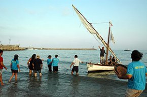 La festa de "L'Ormeig. Pesca tradicional a Cambrils" recrea les tècniques més tradicionals dels pescadors cambrilencs