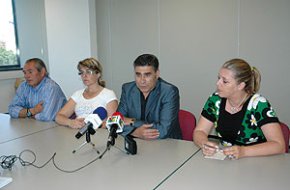8 de juny. Roda de premsa de la PLIC<br>Xavier Martí:
Estic molt decebut. Hem sigut una moneda de canvi