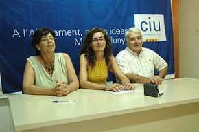 21 de juny. Roda de premsa de CiU<br>
CiU no tanca les portes a compartir responsabilitats de govern amb el tripartit

