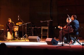 El grup Atientas ofereix un concert de jazz-flamenc al Parc del Pescador