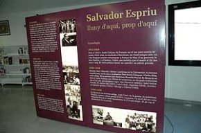 La Biblioteca acull fins el proper 2 de setembre l'exposició "Salvador Espriu lluny d'aquí, prop d'aquí"
