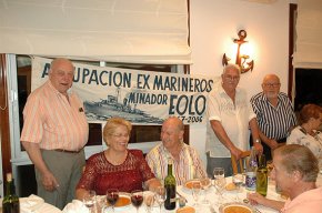 L'associació d'exmariners del minador Eolo celebra el seu sopar anual a Cambrils
