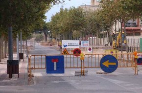 S'inicien les obres d'urbanització i millora a l'avinguda d'Adelaida en el seu darrer tram