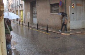 Les pluges d'ahir deixen un volum de precipitació de prop de 30 litres/m2