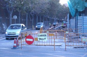 Diverses obres en la via pública afectaran la circulació de vehicles durant els propers dies