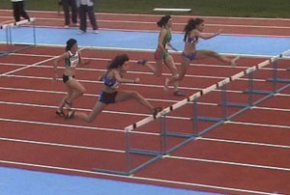 Latleta cambrilenca Sílvia Gutiérrez, setena als 100 metres tanques dels Campionats dEspanya