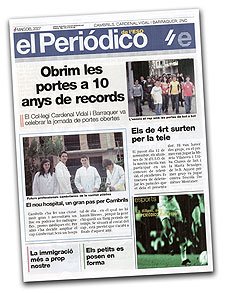 Un curs de segon d'ESO del col·legi Cardenal Vidal i Barraquer guanya el premi "El Periódico a les Escoles"