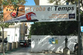 CiU engega la campanya "Renfe et roba el temps" davant els nombrosos problemes en la línia fèrria 