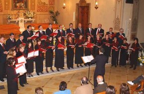 La formació italiana "Rutuli Cantores" actua a Cambrils dins del cicle de concerts organitzat per la Coral