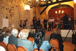 Joel Bardolet i Lluís Castán, els violinistes convidats en el IV Concert de Santa Cecília organitzat per l'Associació Cultural Vilafortuny