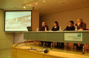 Ple a vesar en l'acte de commemoració dels 100 anys de l'accident ferroviari a la riera de Riudecanyes