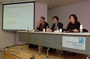 Cambrils acull la xerrada sobre les experiències dels escriptors Jordi Folck i Maite Carranza a la Fira del Llibre de Frankfurt