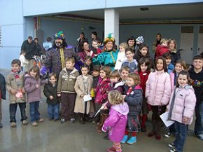 Els veïns dels Ametllers celebren la festa del tió