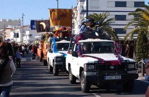 Els Heralds de Ses Majestats els Reis Mags de l'Orient arriben a Cambrils anunciant la imminent arribada dels Reis