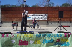 150 persones participen a la segona Bicicletada Popular de l'Agrupament Escolta Gent de Mar