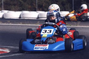 LEric Mata, un pilot de karts cambrilenc de 7 anys