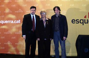 La cambrilenca Montserrat Pujals rep un homenatge pels més de 25 anys de militància a ERC