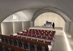 La Coral Verge del Camí presenta un avantprojecte per convertir la Cripta en una sala de concerts estable