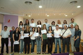 S'entreguen els diplomes als alumnes dels cursos de formació per a treballadors organitzats per l'Ajuntament i UGT