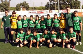 L'equip aleví A de l'Escola de Futbol Veterans arriba a la semifinal del torneig internacional Danet Cup