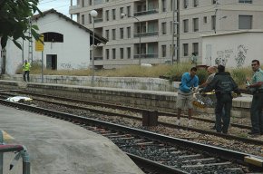 Un home mor atropellat pel tren a l'alçada de l'estació de Cambrils 