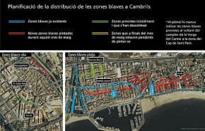 Polèmica ampliació de les zones blaves