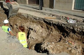 Les restes localitzades en les obres del carrer de Sant Plàcid podrien ser els fonaments de l'anomenada "Torre dels pobres"