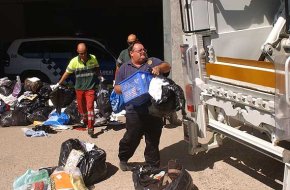 La Policia Local destrueix material procedent de la venda ambulant il·legal per valor d'uns 11.000 euros