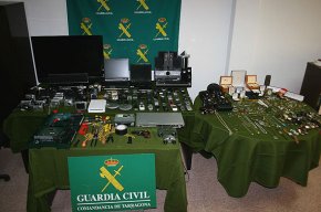 Desarticulat un grup organitzat que realitzava robatoris "silenciosos" al Baix Camp
