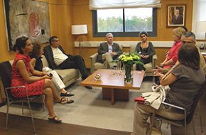 Una delegació de l'Ajuntament de Sitges visita Cambrils per conèixer el model de gestió i organització del consistori