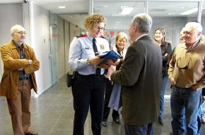 Els membres del Consell Consultiu de Seguretat visiten les instal·lacions de la nova comissaria dels Mossos d'Esquadra