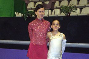 Les patinadores Paula Bonillo i Núria Plana queden primera i tercera respectivament, en la Copa Catalana de Patinatge Artístic