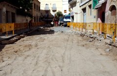 Comença la segona fase de les obres del carrer de la Verge del Camí