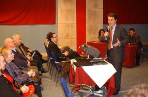 El president de la federació de CiU, Artur Mas, protagonitza una xerrada-col·loqui davant unes 150 persones