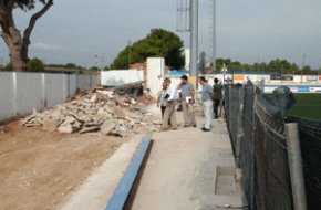 Comencen les obres a lEstadi de Futbol