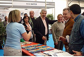 Pasqual Maragall visita la Fira