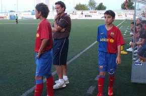 L'infantil B del Barça, entrenat pel cambrilenc Albert Puig, guanya el torneig de Maspalomas