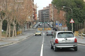S'obre la circulació a la nova rotonda entre els carrers de Jaume Ferran i Moragas i Barret