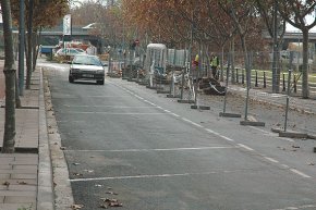 El passeig de La Salle recupera la circulació en un sol sentit i s'obre un dels dos carrils de l'avinguda d'Adelaida