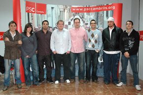 Es presenta la nova executiva de la Joventut Socialista de Catalunya (JSC) de Cambrils