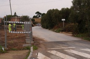 Les obres d'urbanització de la Fontcoberta, en marxa