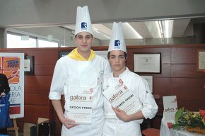 Sergi Palacín, alumne de l'escola d'Hoteleria de Cambrils, guanya el 5è concurs de la Mar als Fogons