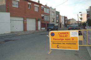 Aquesta setmana s'iniciaran les obres al Passatge 8 de Nou Cambrils i es faran talls de circulació al carrer de les Orquídies 