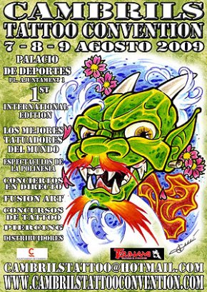 Cambrils acollirà la primera Convenció Internacional del Tatuatge de Cambrils, el proper mes d'agost