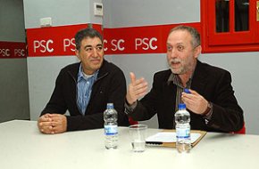 El diputat i alcalde d'Alcover Anton Ferré explica la seva tasca parlamentària dins el cicle de xerrades del PSC 